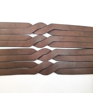 Old Navy Faux Leather Twisted Braided Belt -
